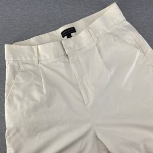 Banana Republic Pleated Crop Authentic Chino Pants Women's Size 14